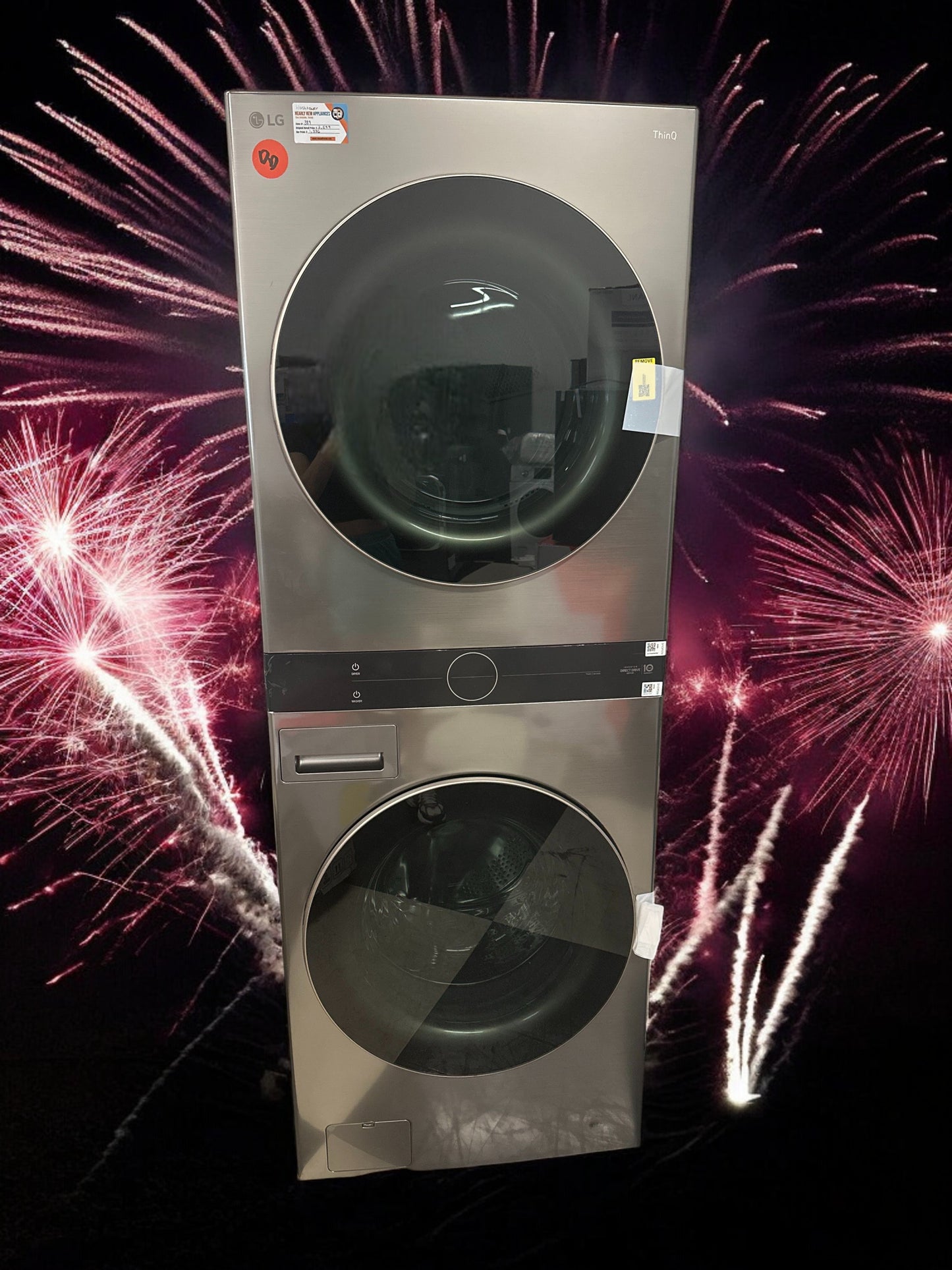 LG Single Unit Front Load WashTower