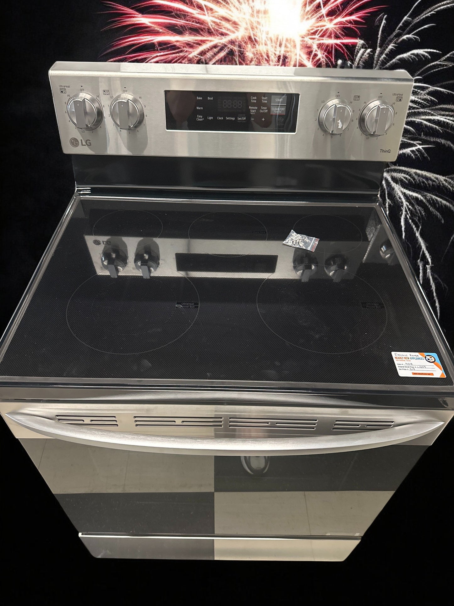 LG 6.3 cu ft. Smart Wi-Fi Enabled Electric Range with EasyClean