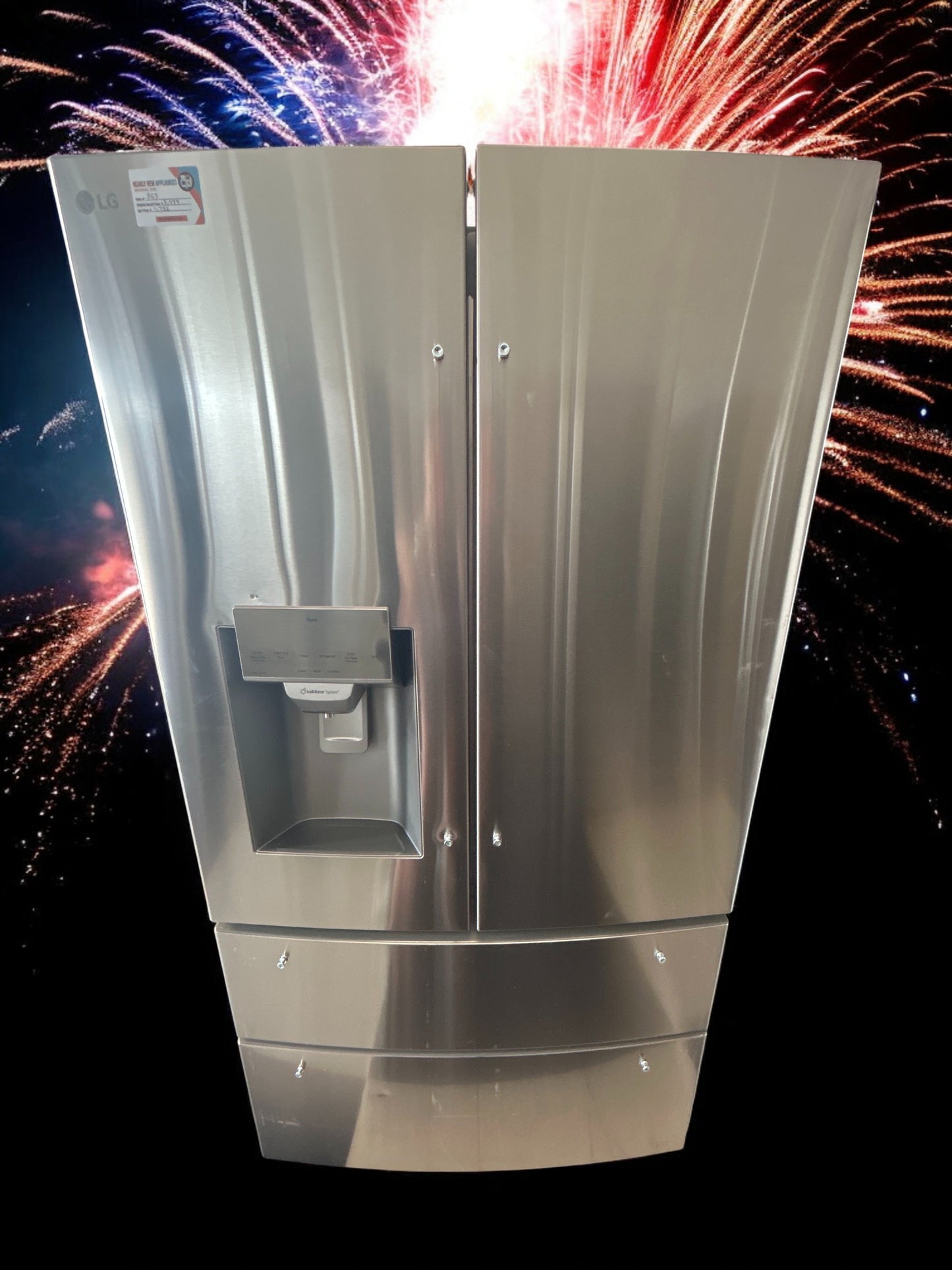 LG 28 cu.ft. Capacity 4-Door French Door Refrigerator