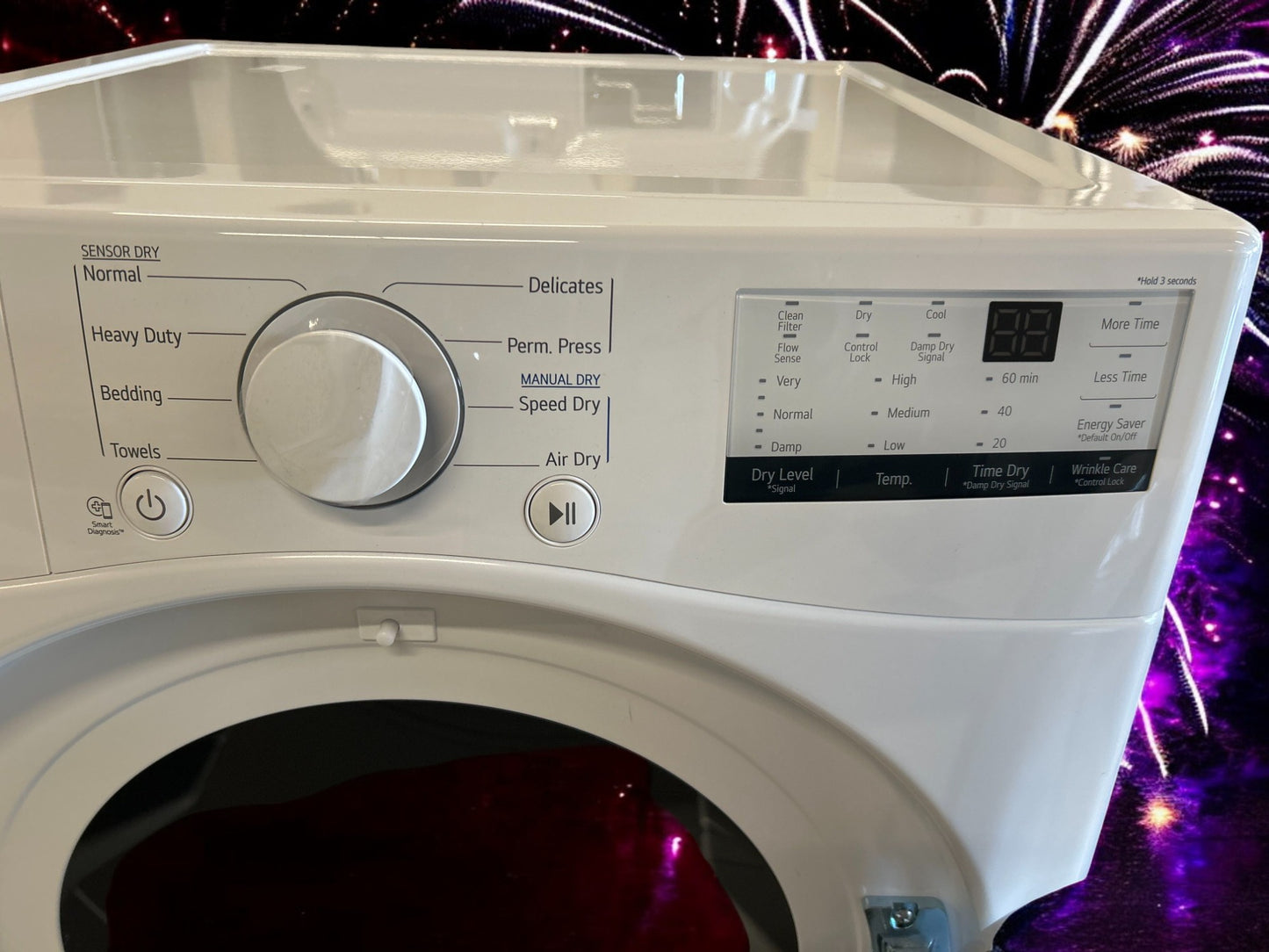 LG 7.4 cu. ft. Front Load Electric Dryer