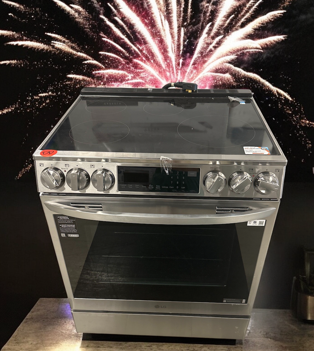 LG 6.3 cu. ft. ProBake Convection InstaView Dual Fuel Slide-In Range with Air Fry