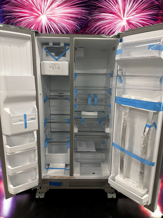 Whirlpool 25 cu. ft. Side-by-Side Refrigerator with Ice & Water Dispenser
