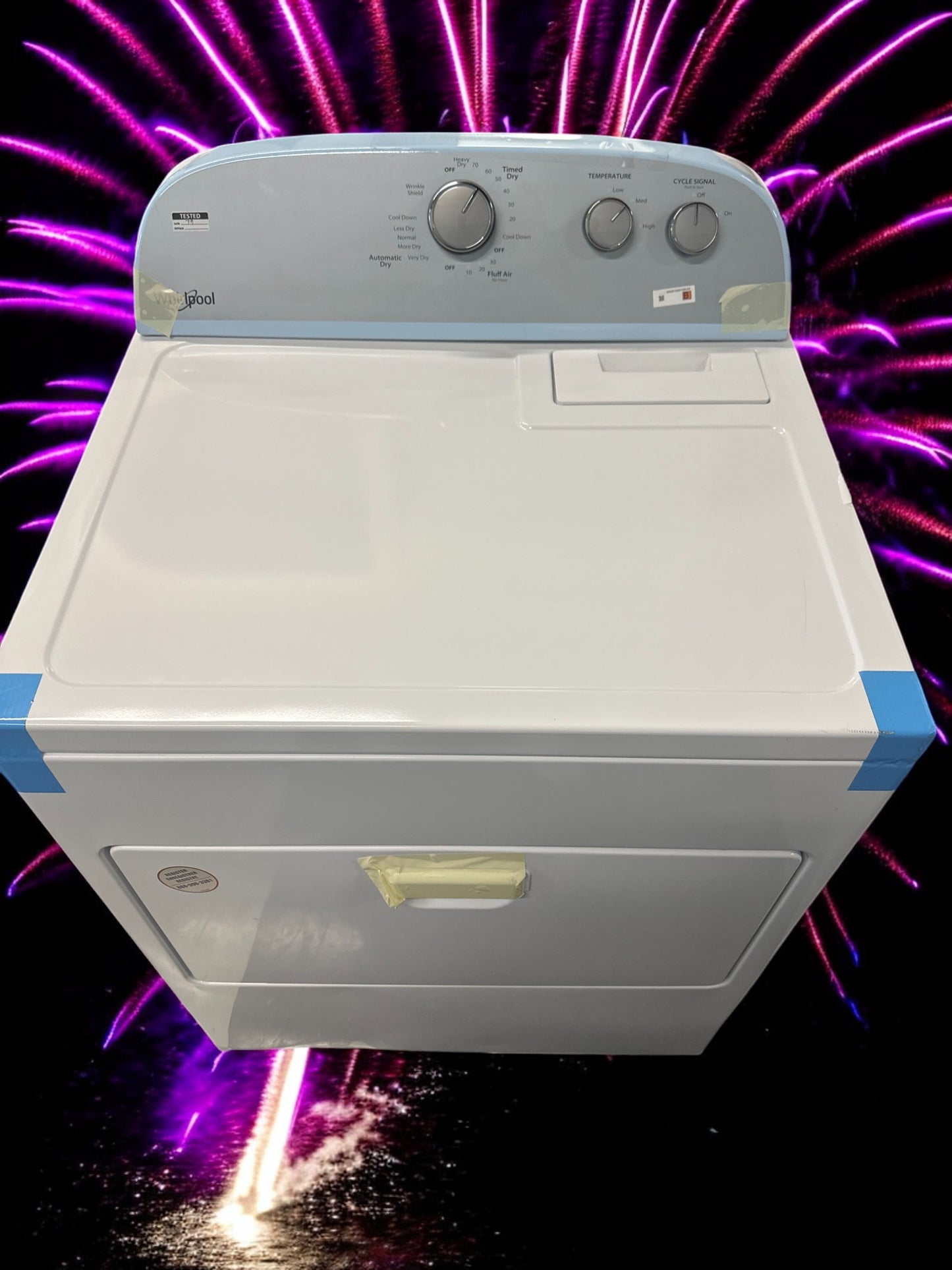 Whirlpool 7.0 cu. ft. Front Load Electric Dryer with AutoDry™ Drying System