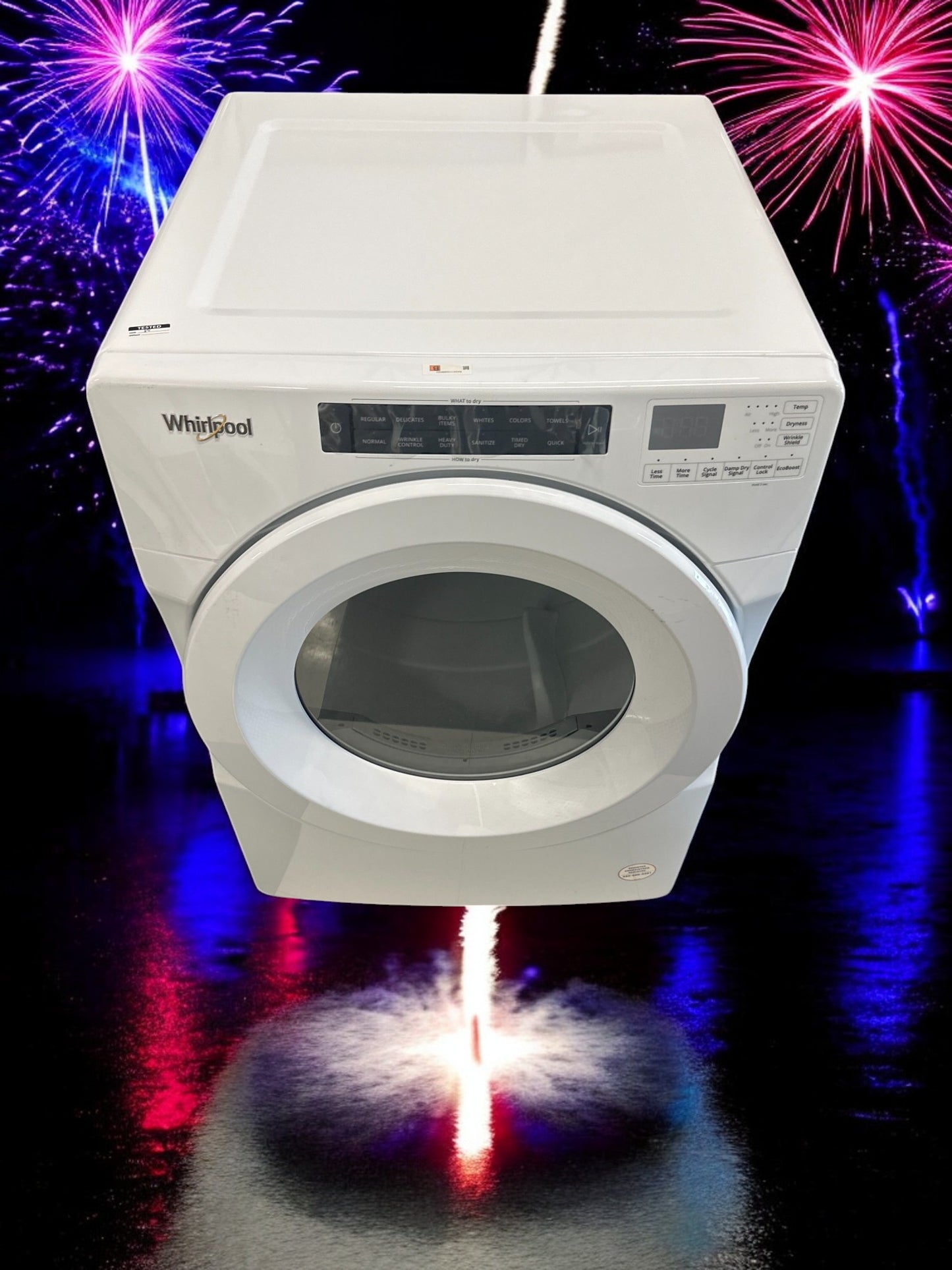 Whirlpool 7.4 cu. ft. Front Load Electric Dryer with Intuitive Controls