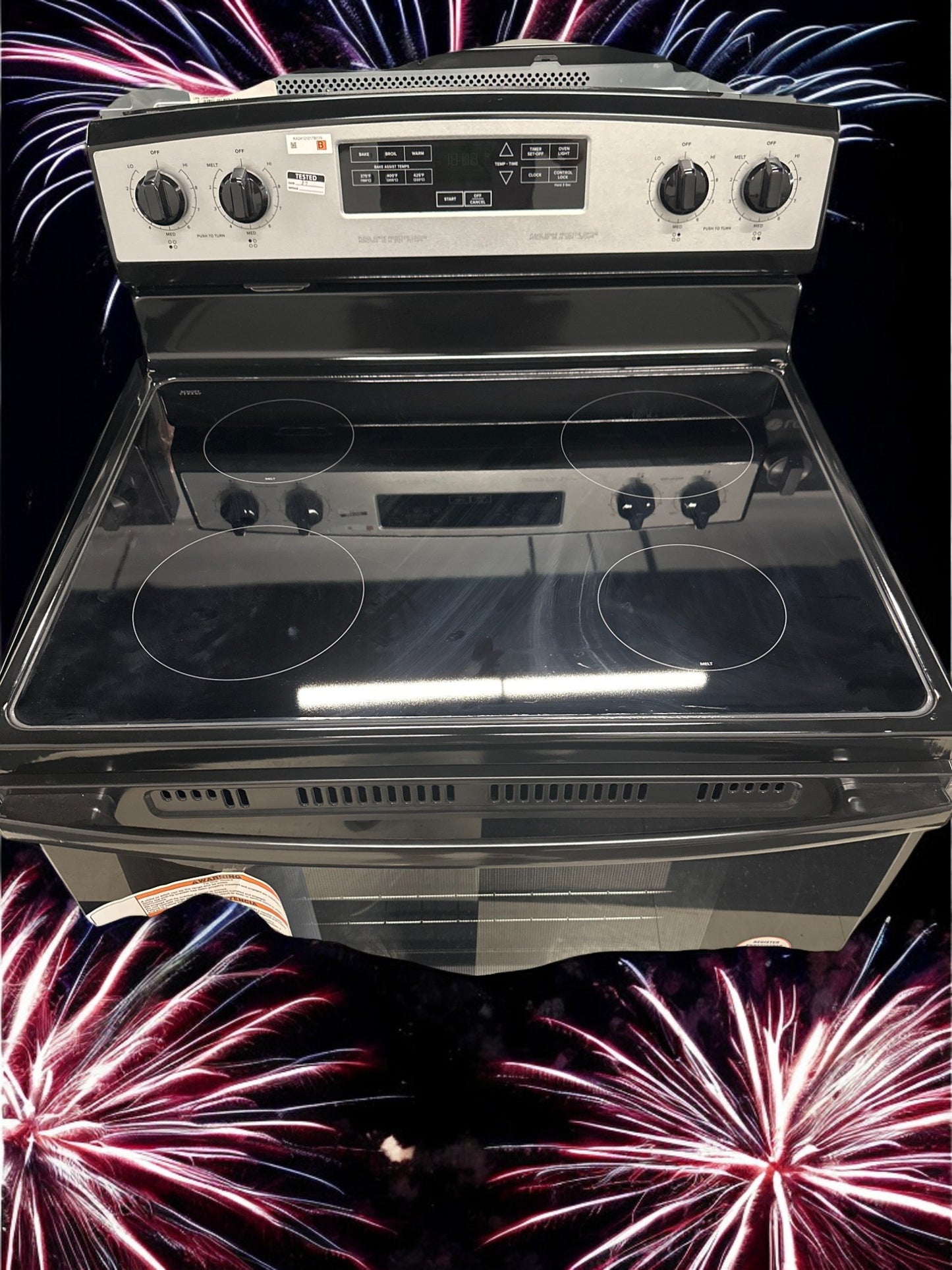 Amana 30-Inch Electric Range with Bake Assist Temps