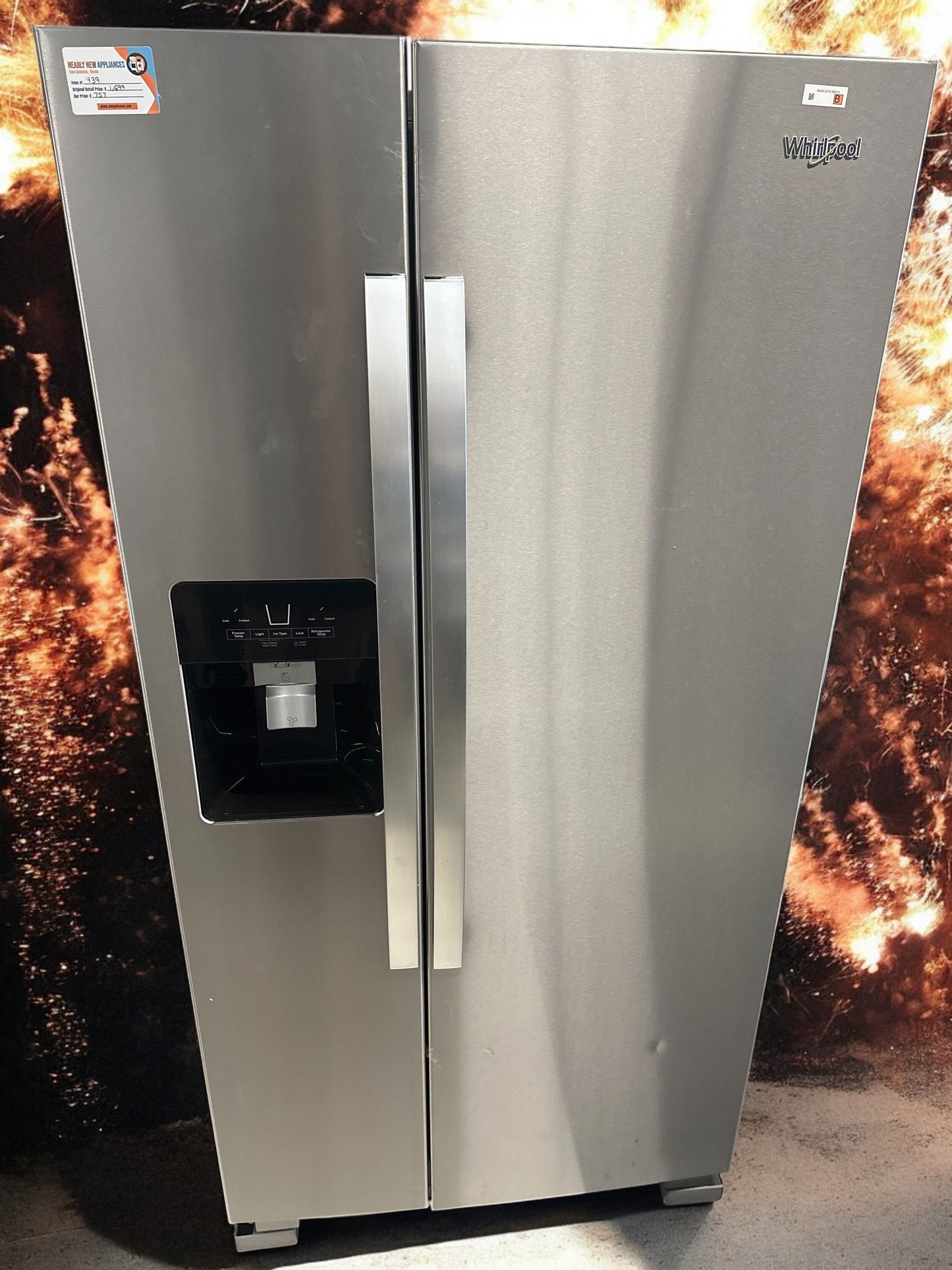 Whirlpool 33 Side-by-Side Refrigerator