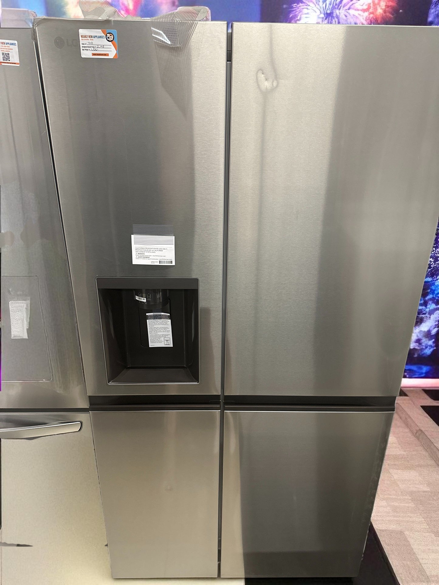 LG 27 cu. ft. Side by Side Smart Refrigerator