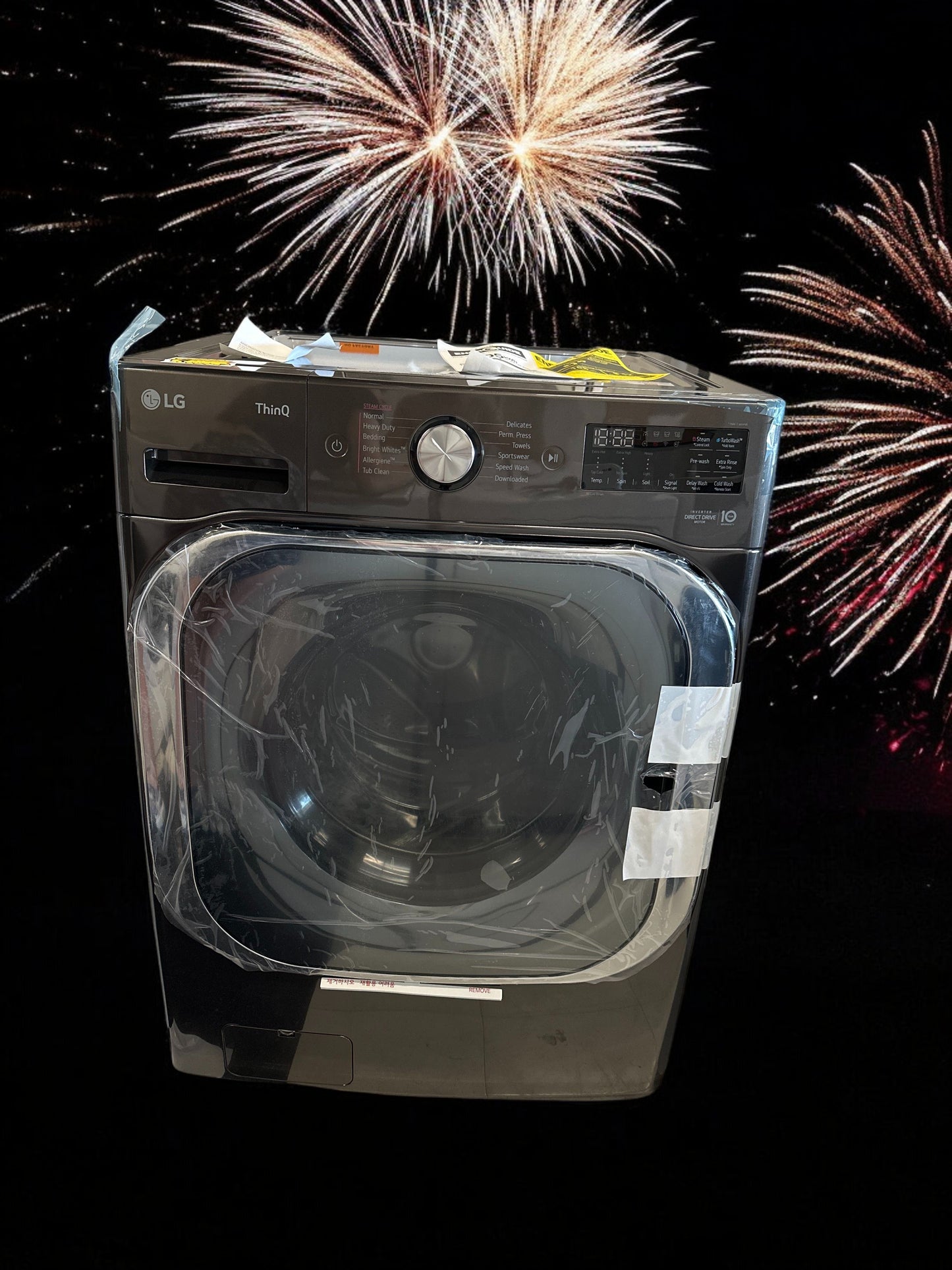 LG 5.2 Cu. Ft. Mega Capacity Smart Wi-Fi Enabled Front Load Washer