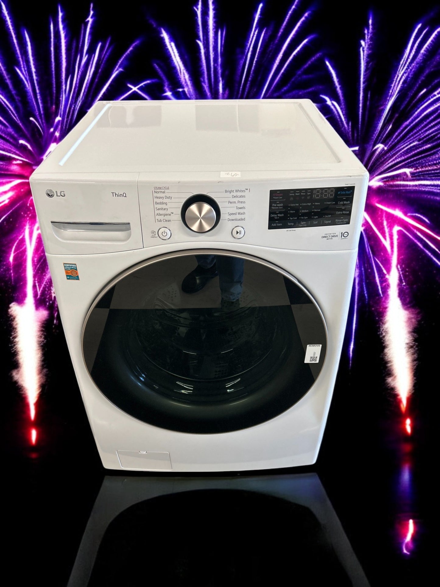 LG 4.5 cu. ft. Smart Front Load Washer