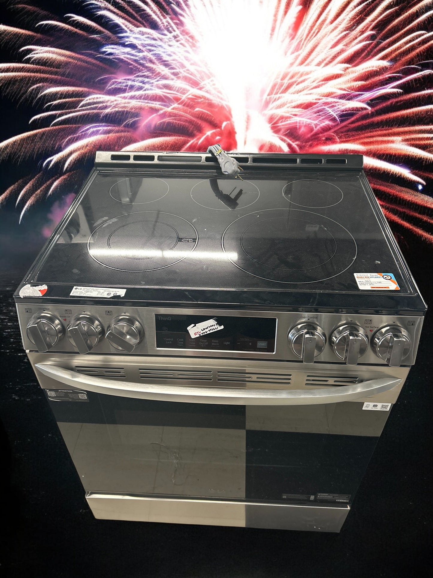 LG 6.3 cu. ft. Slide-In Electric Range with Enabled Fan Convection