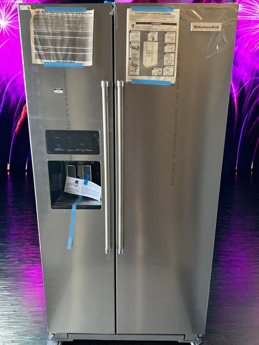 KitchenAid 36-Inch Side-by-Side Refrigerator with PrintShield™ Finish