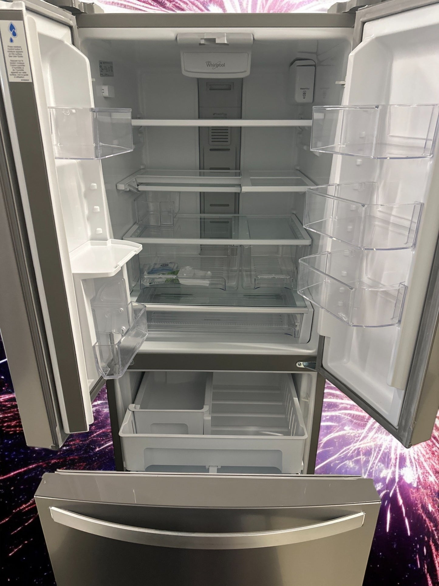 Whirlpool 25 cu. ft. French Door Refrigerator with Ice and Water Dispenser