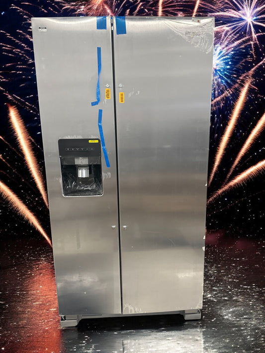 Whirlpool 24.6 cu. ft. Side-by-Side Refrigerator with Ice and Water Dispenser