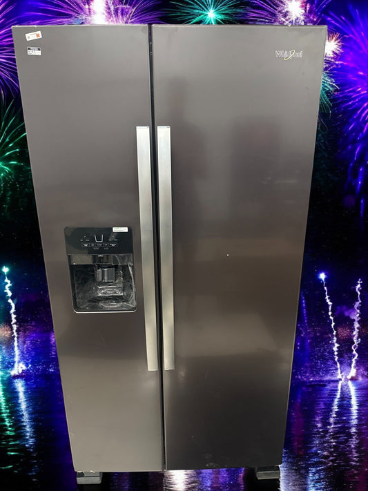 Whirlpool 25 cu. ft. Side-by-Side Refrigerator with Ice & Water Dispenser
