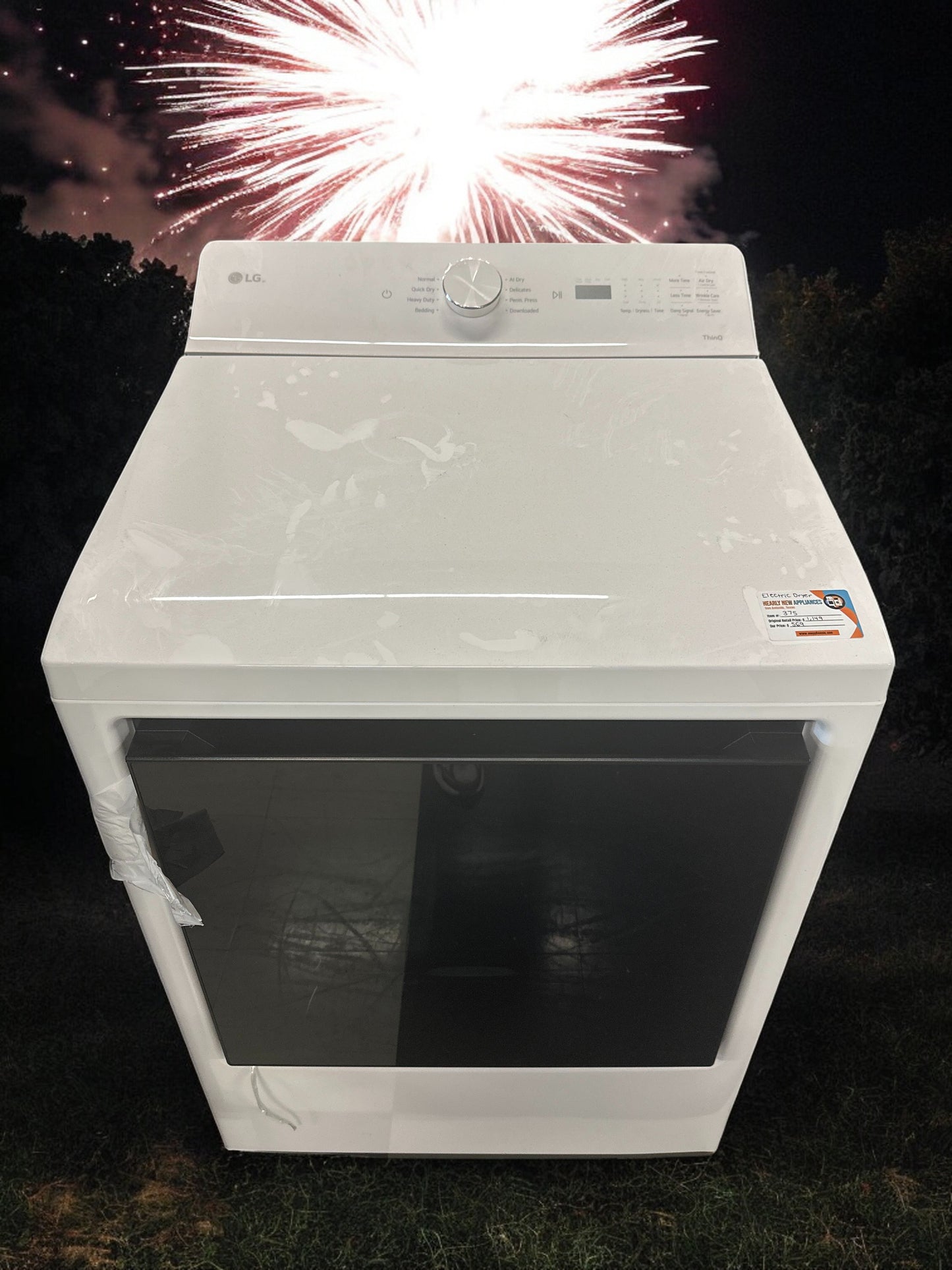 LG 7.3 Cu Ft Electric Dryer