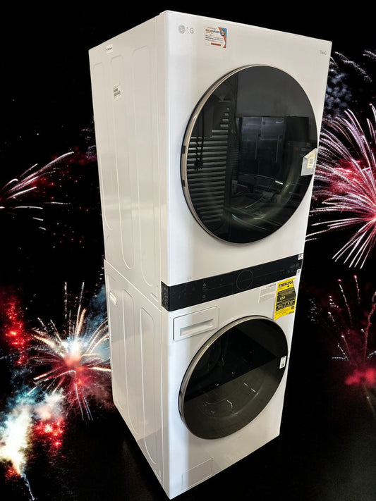 LG Single Unit Front Load WashTower with Center Control 4.5 Cu. Ft.