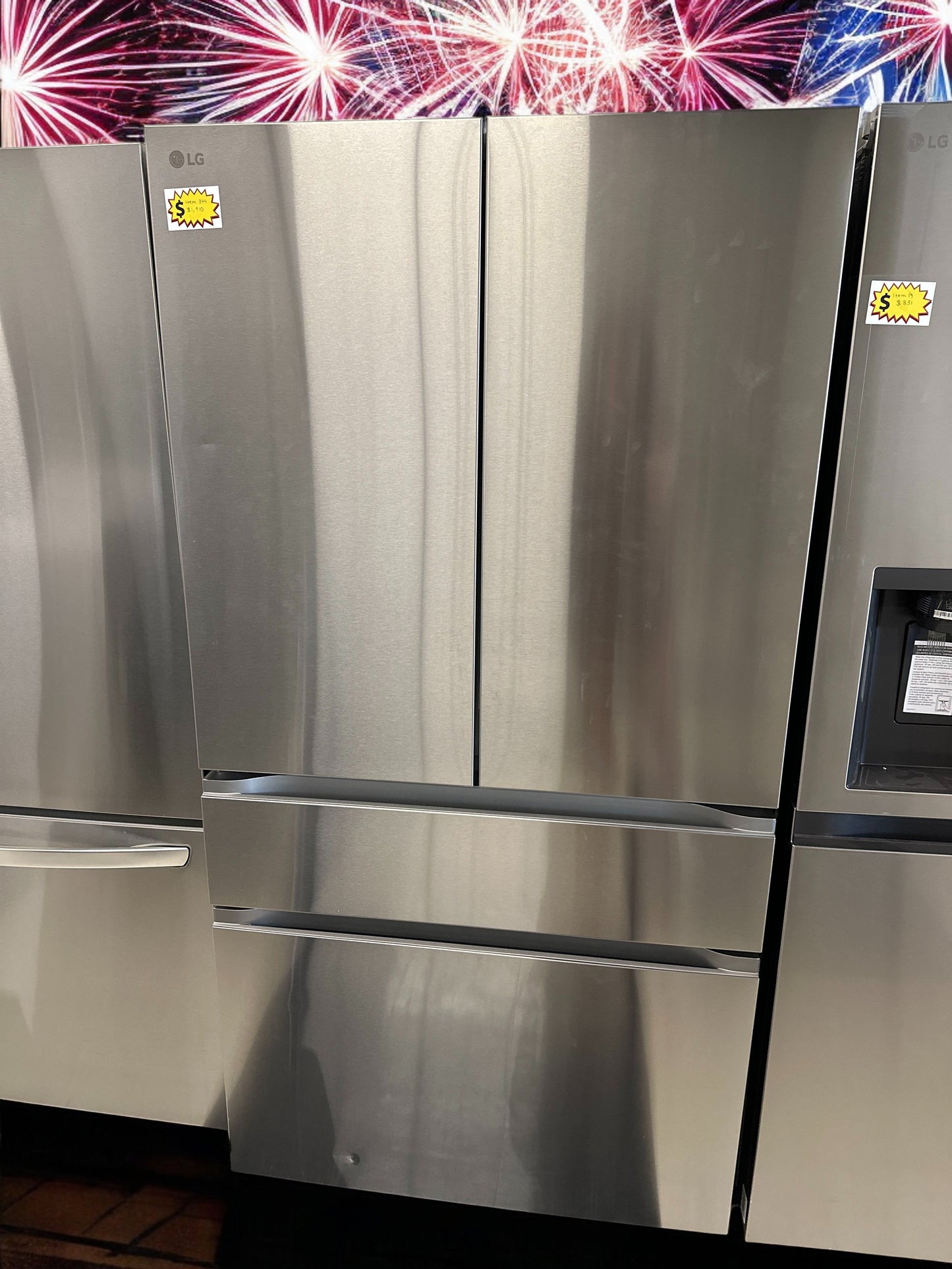 LG 30 Cu. Ft. Smart Standard-Depth MAX 4-Door French Door Refrigerator