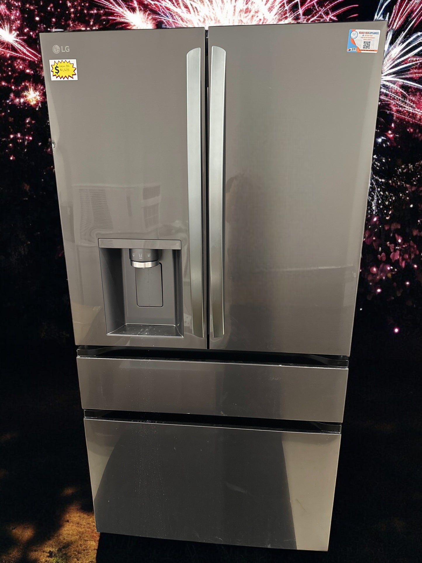 LG 29 Cu. Ft. Smart Standard-Depth MAX 4-Door French Door Refrigerator