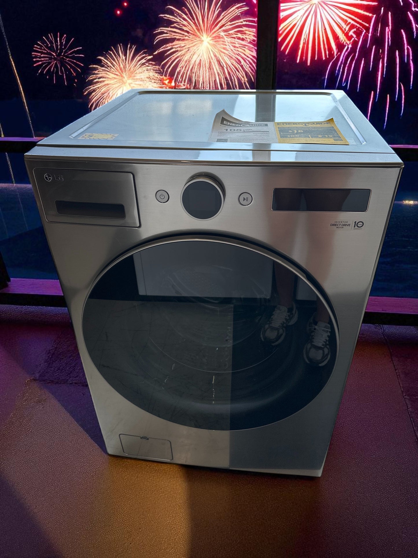 LG 27" Smart Front Load Washer with 4.5 Cu. ft. Capacity